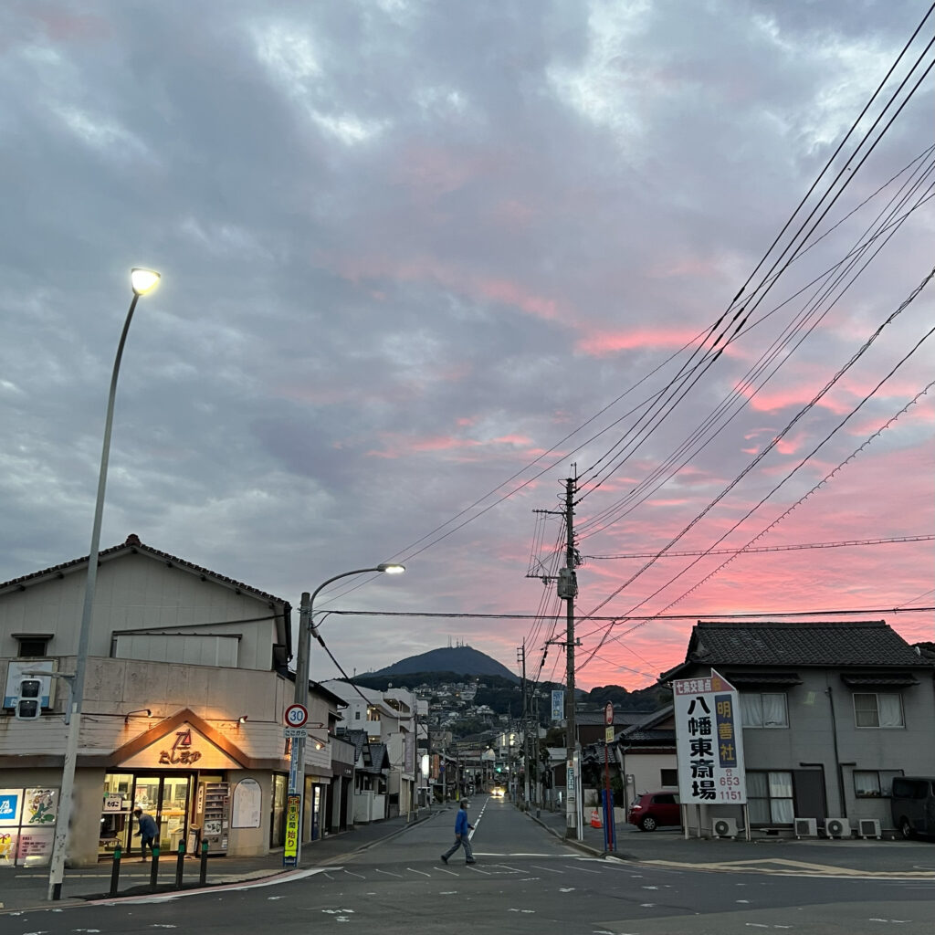 槻田夕方